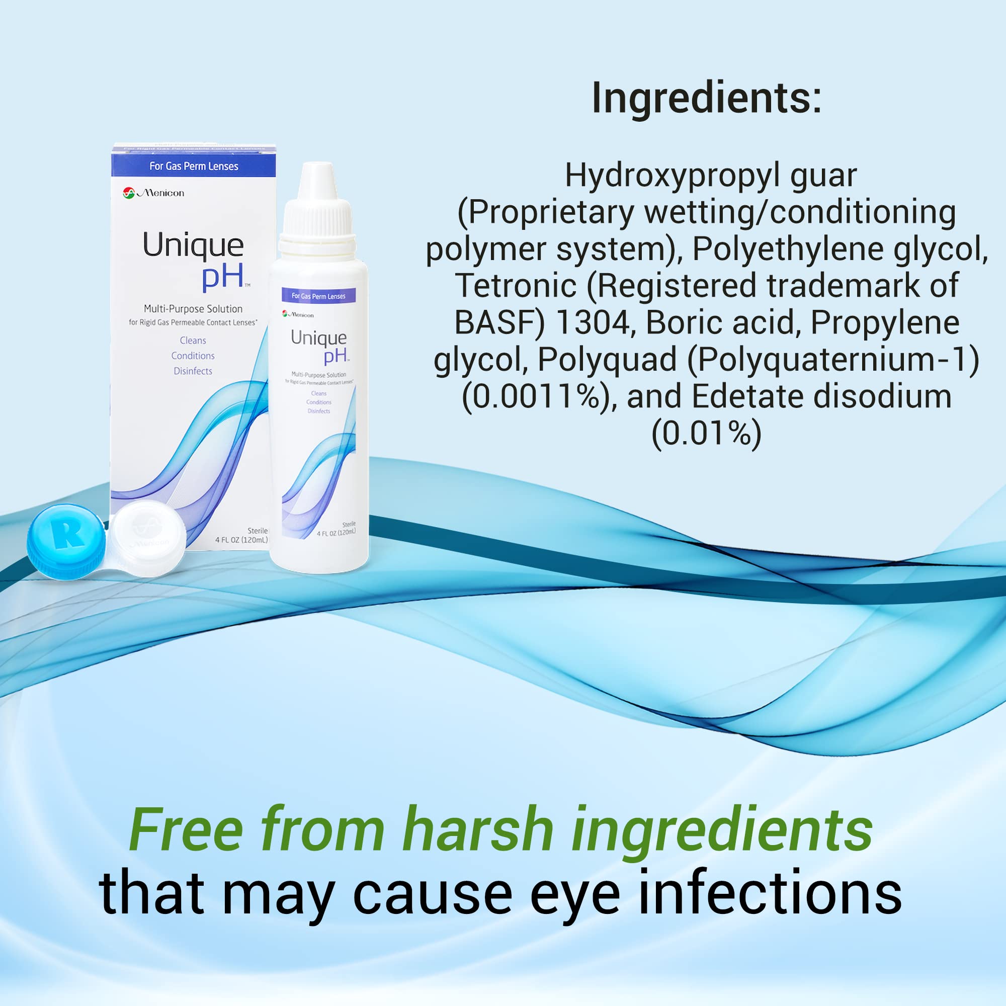 Amazon.com: Menicon Unique pH Multi-Purpose Contact Lens Solution